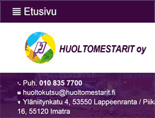 Tablet Screenshot of huoltomestarit.fi